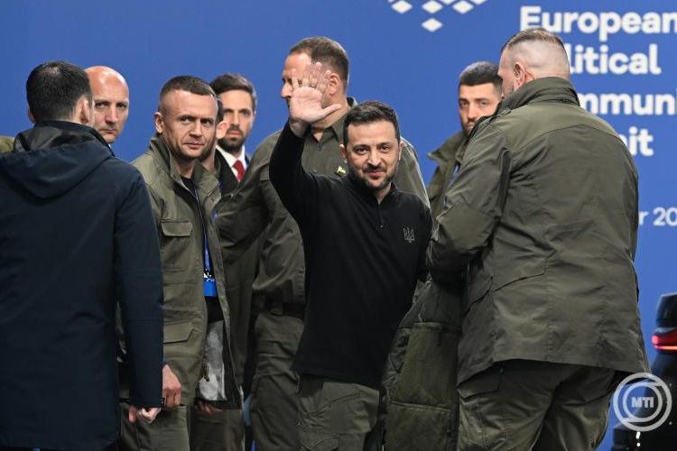 EPC-csúcs - Volodimir Zelenszkij: a tűzszünet jelenleg nem jelentene megoldást